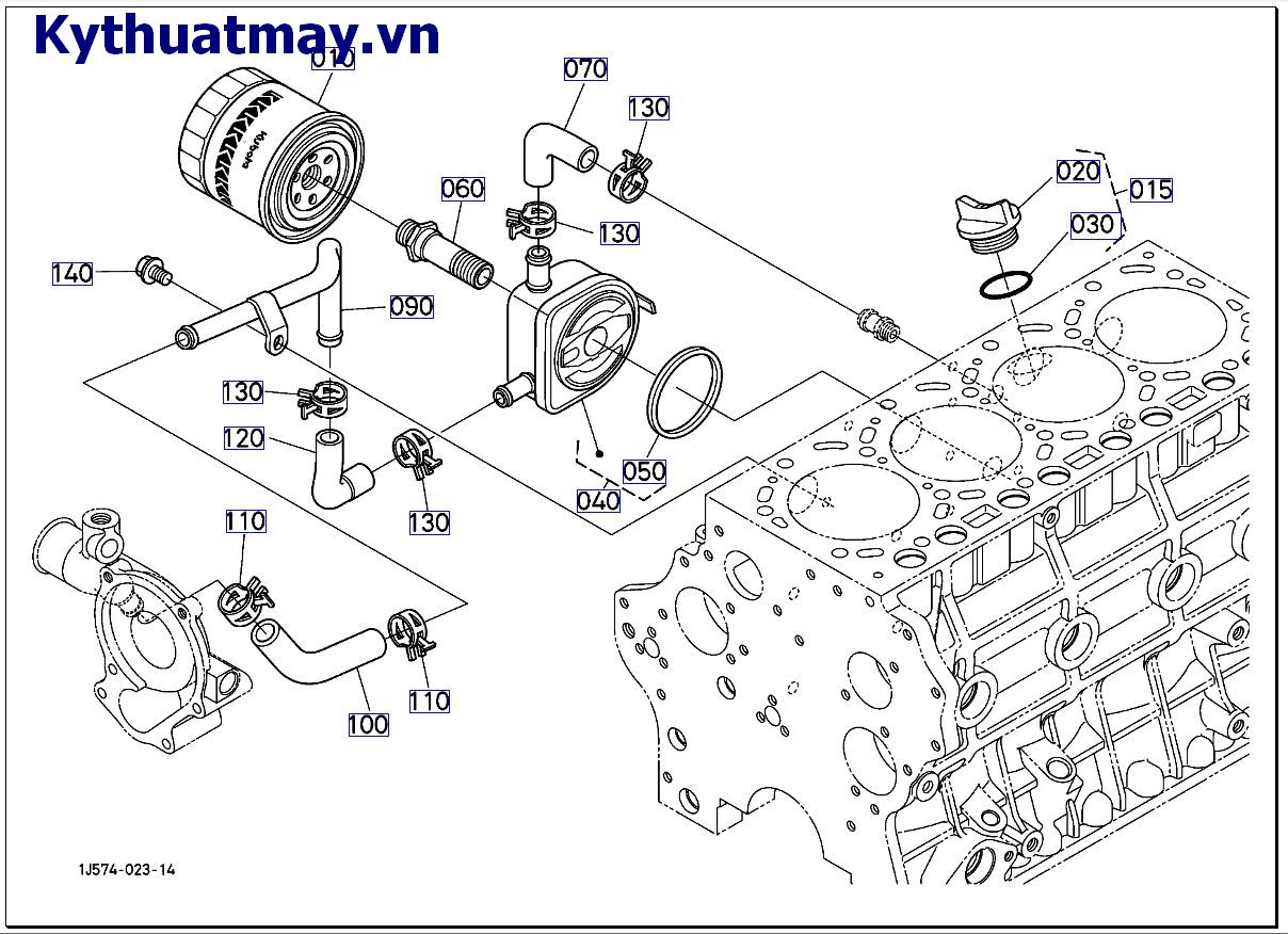 Bình giảm nhiệt dầu